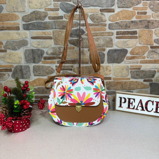 Bolso Bandolera "Oaxaca" - Estampa Floral Multicolor