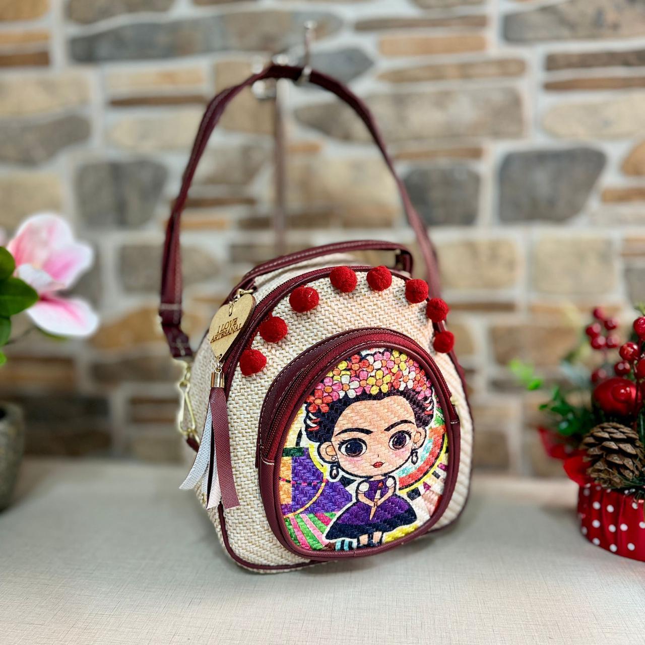 Bolso Bandolera "Museo Frida" - Estilo Bohemio y Colorido