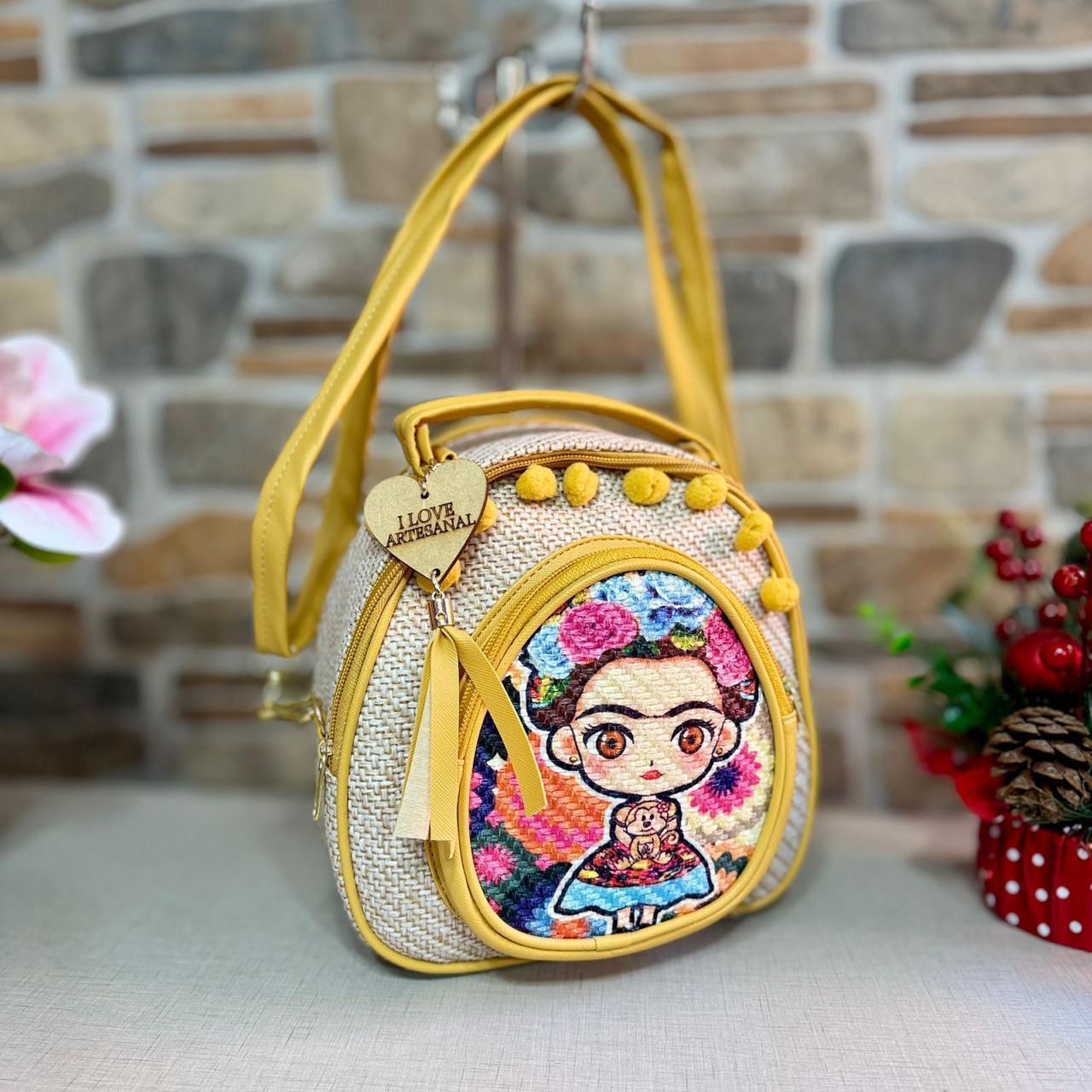 Bolso Bandolera "Museo Frida" - Estilo Bohemio y Colorido