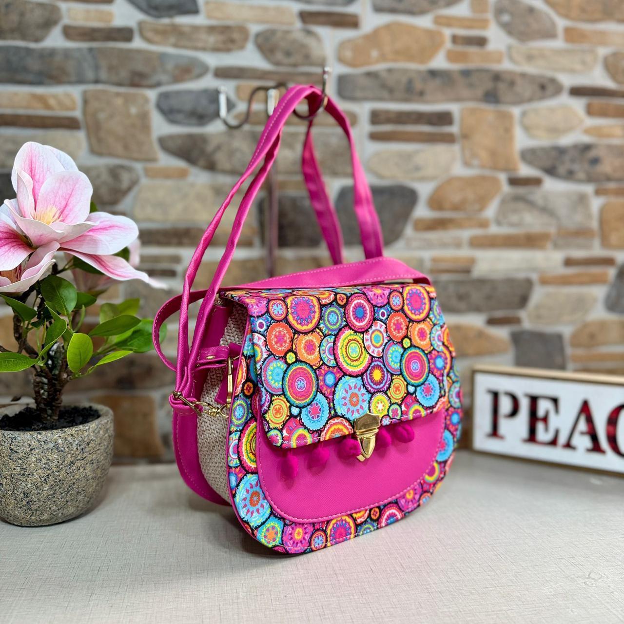 Bolso Bandolera "Oaxaca" - Estampa Floral Multicolor