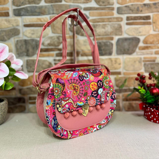 Bolso Bandolera "Oaxaca" - Estampa Floral Multicolor