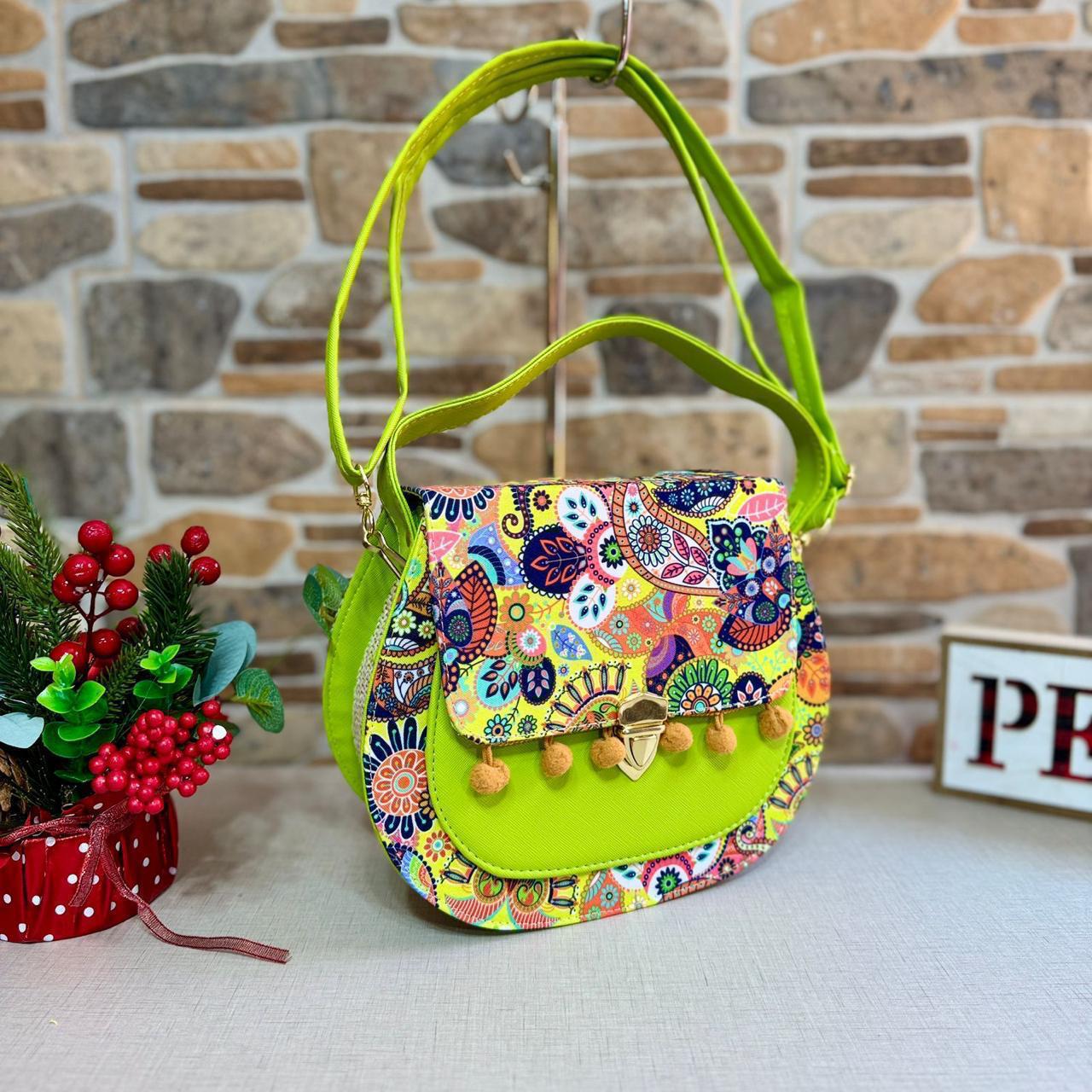 Bolso Bandolera "Oaxaca" - Estampa Floral Multicolor