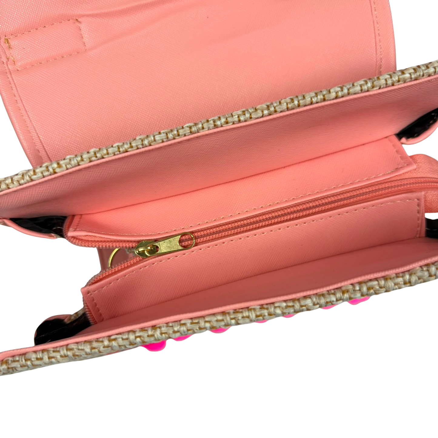 Bolsa Artesanal Convertible 3 en 1 Floral Rosa | Mochila, Crossbody y Bolsa de Mano para Mujer