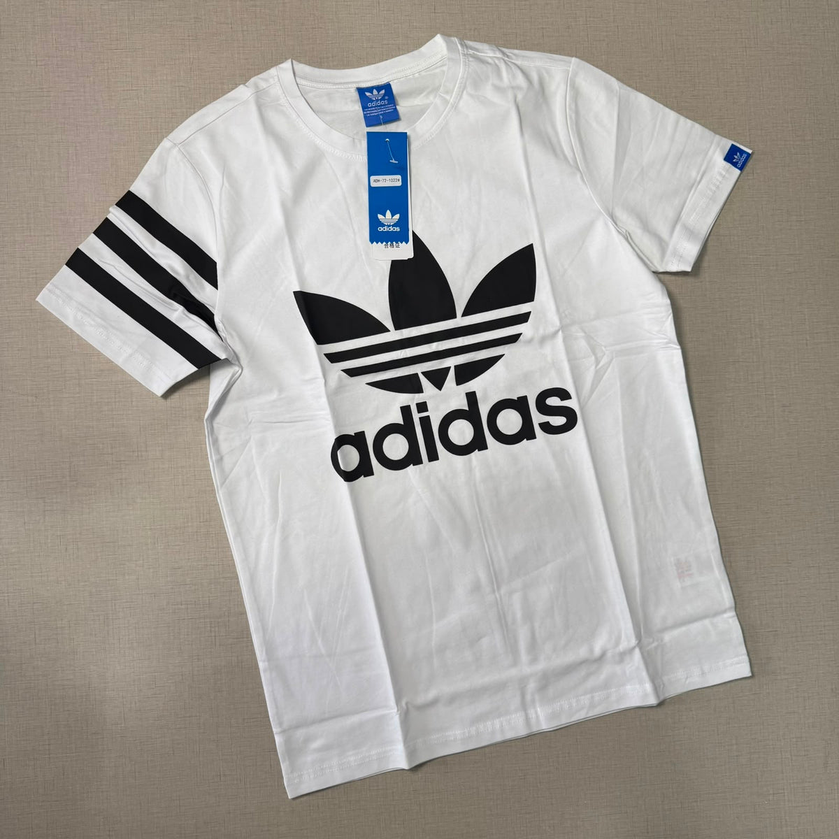 Playera Casual Cuello Redondo Blanca Estilo Deportivo - Talla S | Ropa de Caballero